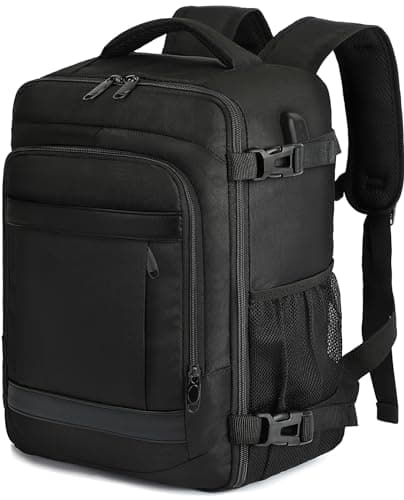 Image of KLOSTAIN Cabin Bags 40x20x25 for Ryanair Underseat Travel Backpack Hand Luggage Carry-ons Bag Cabin Size 20L for Airplanes Flight Ruscksack Black