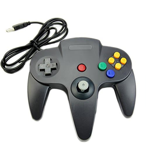 Image of Retro-Bit-N64-861 N64 Wired USB Controller for PC and Mac - Black