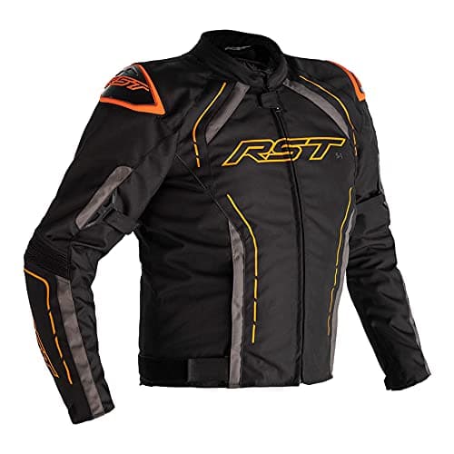Image of RST S-1 Motorcycle Textile Jacket, black/grey/orange, L