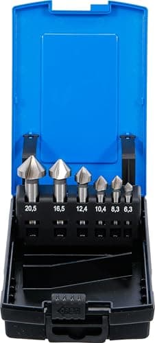 Image of BGS 1997 | Countersink Set | HSS | DIN 335 Form C | 6 pcs.