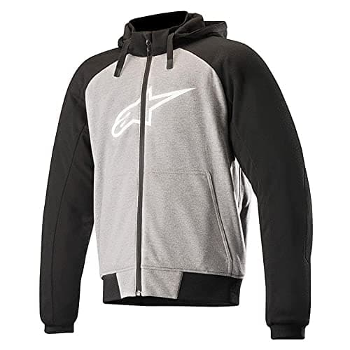 Image of Alpinestars Motorcycle jackets Chrome Sport Hoodie Anthracite Black White, Black/Anthracite, M