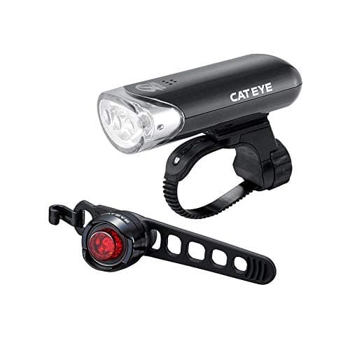 Image of Cateye Unisex Adult EL135 And Orb Front/Rear Light Set - Black, One Size