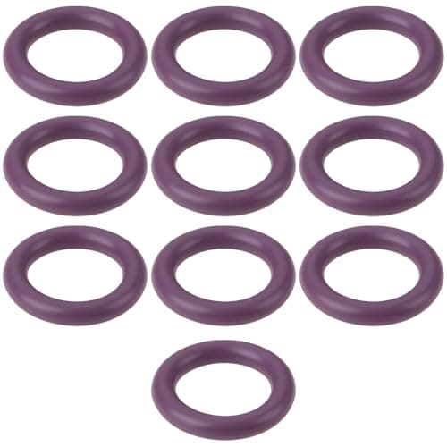 Image of LT Easiyl 10x Car Air Conditioning Condenser Pipe Seals 64508374959, 1018823 Compatible with AUDI 100 80 A1 A3 A4 A5 A6 A7