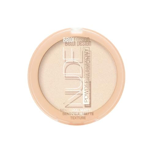 Image of Belor Design Nude Foundation Harmony, Velvet Finish with UV Filter, 4 Shades from Light Beige to Natural (tone 202 ivory, one size)