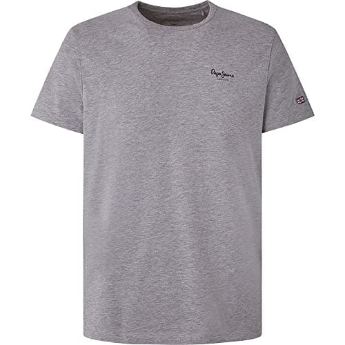 Image of Pepe Jeans Men's Original Basic 3 N T-Shirt Grey Marl L