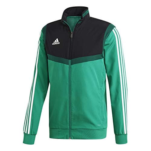 Image of Adidas Men's TIRO19 PRE JKT Sport Jacket, Bold Green/White, 2XL