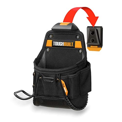 Image of TOUGHBUILT TOU CT 24 Tool Bag 1 Compartment 2 Loops 1 Hammer Holder with Clip System