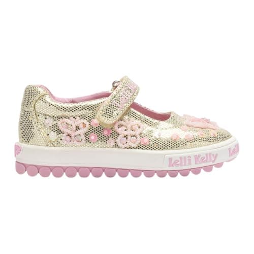Image of Lelli Kelly Girls LK5420 Emerald Dolly Shoes (OR01) - 12 UK 31 EU Gold