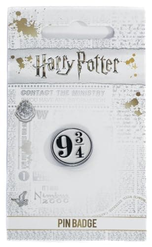 Image of Platform 9 3/4 (Harry Potter) Pin Badge, Standard, Silver-coloured