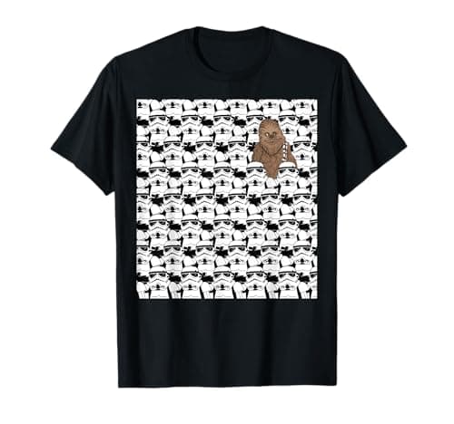 Image of Star Wars Where Is Chewbacca Stormtrooper Fill T-Shirt