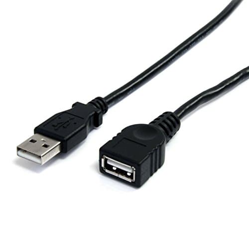 Image of StarTech.com 3ft Black USB 2.0 Extension Cable A to A - M/F