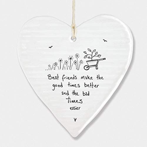 Image of ‘Best Friends’ Wobbly Hanging Heart