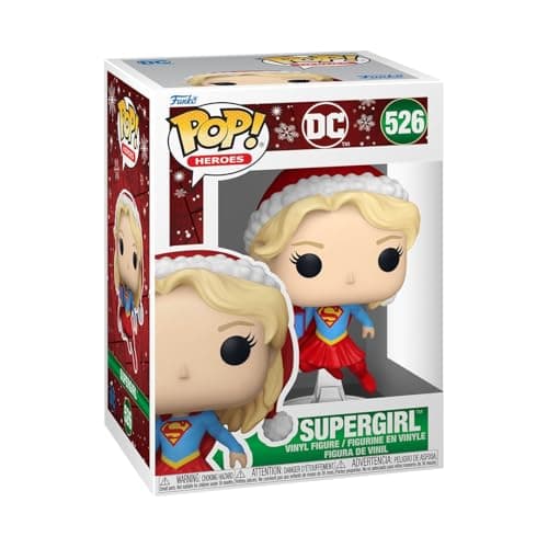 Image of Funko Pop! Heroes: Holiday '24 – Supergirl - DC Comics - Collectable Vinyl Figure - Gift Idea - Official Merchandise - Toys for Kids & Adults - Comic Books Fans - Model Figure for Collectors