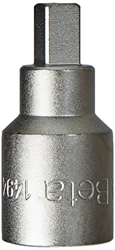 Image of Beta 14940258 Model 1494 Q8 Male Square Oil Drain Plug Sockets, 1/2 Drive, 8mm
