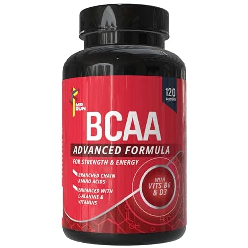 Image of BCAA Capsules, 3000mg - Amino Acids for Pre Workout, Energy, Muscle Strength | Encapsulated BCAA Powder with L-Alanine | Protein Tablets Gym Supplement for Men, Women | 120 Vegan Capsules, 30 Servings