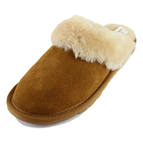Image of Ladies Sheepskin Slipper Mule - Ladies Backless Slippers (5)