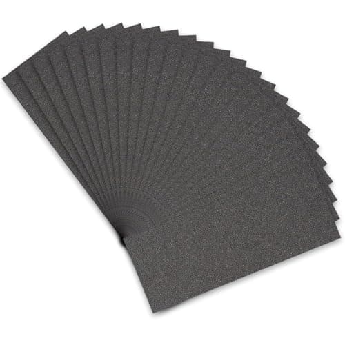 Image of STEBRUAM Wet and Dry Sandpaper 220 Grits, Sandpaper Assorted for Cars Polishing Metals Walls Wood Furniture Sanding, 21 Sheets Sand Paper 9x3.6 Inch