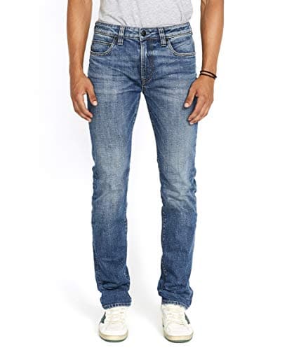 Image of Buffalo David Bitton Men's Straight Six Denim Jeans, Indigo, 40W x 32L