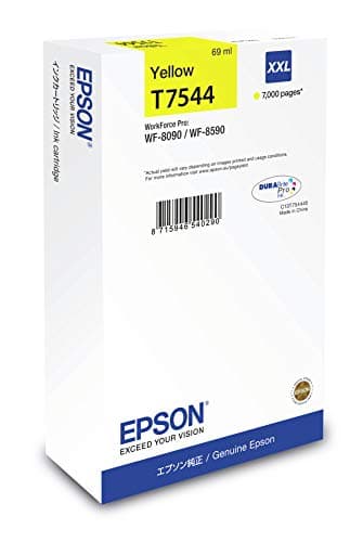 Image of Epson T7544 Yellow Genuine, XXL High Yield Ink Cartridge DuraBrite Ultra