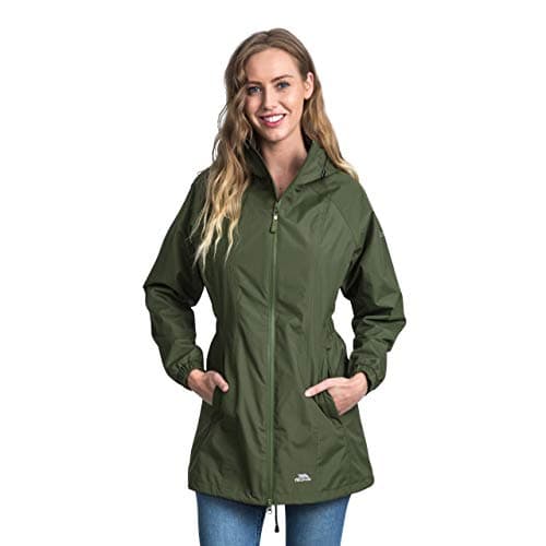 Image of Trespass Womens Waterproof Jacket Ladies Longer Length Raincoat Daytrip
