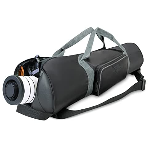 Image of USA Gear Refractor Telescope Case - Holds Telescopes/Tripod 21 to 35 inches - Adjustable Extension, Storage Pocket, Strap - Compatible with ToyerBee, Gskyer, NASA, Celestron Telescope Bags and Cases
