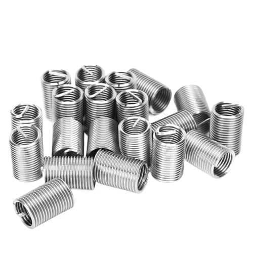 Image of ROYIHOME M1.6 M2 M2.5 M3~M24 304 Stainless Steel Helical Thread Inserts Screw Bushing Coiled Wire Sleeve Fastening Set Thread Repair Kit(Length 2.5D,M24x 3 (2pcs))