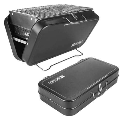 Image of Valiant Portable Folding Picnic and Camping BBQ - Black