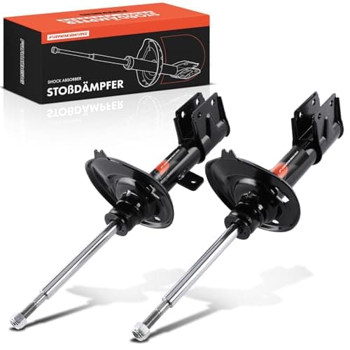 Image of Frankberg 2x Shock Absorber Strut Front Left Right 494mm Gas pressure Compatible with C4 Grand Picasso I UA 308 SW I 4E 4H 308 CC 4B Replace# 5202XV,5202XT