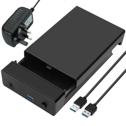 Image of Multibao 3.5 inch HDD USB 3.0 to SATA External Hard Drive for 2.5"/3.5" HDD/SSD Disk up to 18TB Hard Drive Enclosure with DC Power Adapter