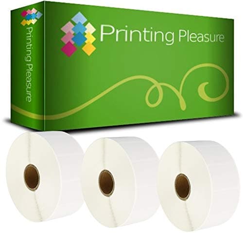 Image of Printing Pleasure 3 x Zebra 38mm x 25mm Compatible Direct Thermal Labels for Zebra Type Printers | 2000 Labels per Roll