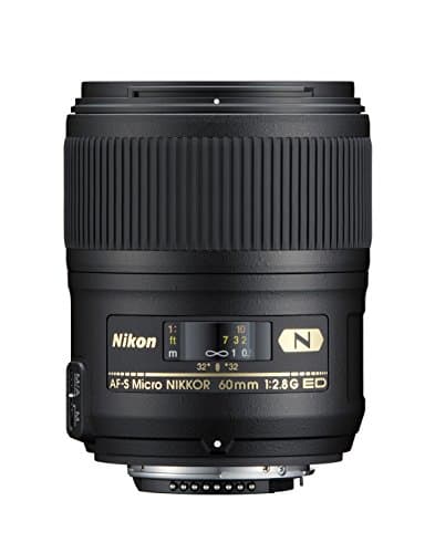 Image of Nikon 60mm f2.8G ED AF-S Micro NIKKOR - camera lenses (12/9, 1.0x, 62mm snap-on front lens cap LC-62 Rear lens cap LF-1 Bayonet hood HB-42 Flexible lens pouch CL-1018, Black)