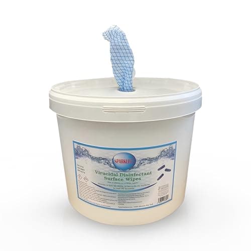 Image of We Can Source It Ltd - Virucidal Disinfectant Surface Wipes – 1000 Alcohol-Based Cleaning Wipes in Large Tub for Offices, Schools, Healthcare, Kitchens & Shared Spaces