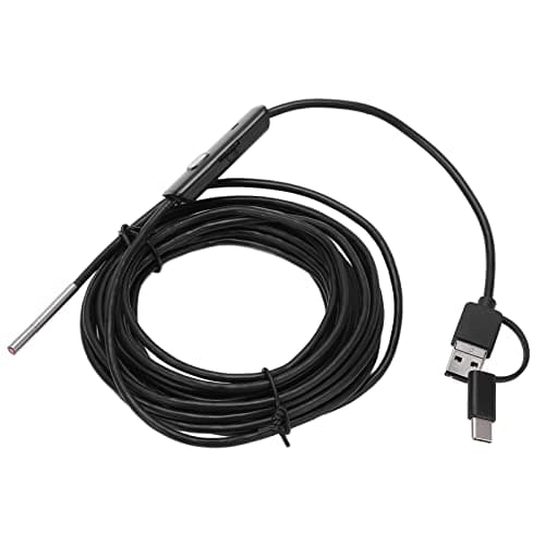 Image of Gonetre AN100 3.9mm Endoscope Inspection Camera High Definition Borescope with Adjustable LED Lights for Car Engine Maintenance Electrical Repair Industrial Equipment ABS (Hard wire 10m)