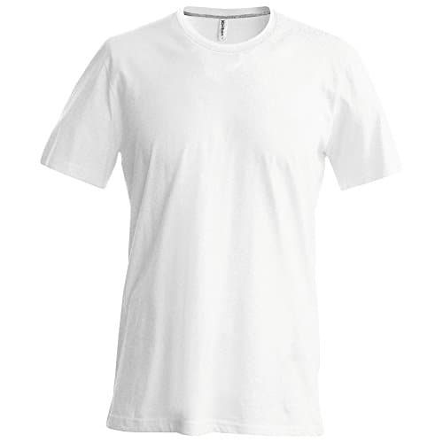 Image of Kariban Short sleeve crew neck t-shirt White L