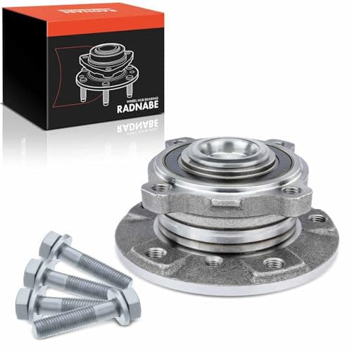 Image of Frankberg Wheel Bearing Hub Wheel Hub Front Left Right Compatible with 5 Series E60 E61 520 523 525 530 535 540 545 550 2001-2010 6er E63 E64 630 635 645 650 2004-2010 Replace# 31226765601