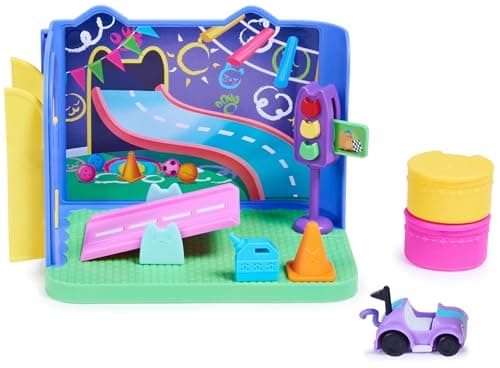 Image of Gabby’s Dollhouse, Carlita Purr-ific Play Room with Carlita Toy Car, Accessories, Furniture and Dollhouse Deliveries, Kids’ Toys for Ages 3 and up