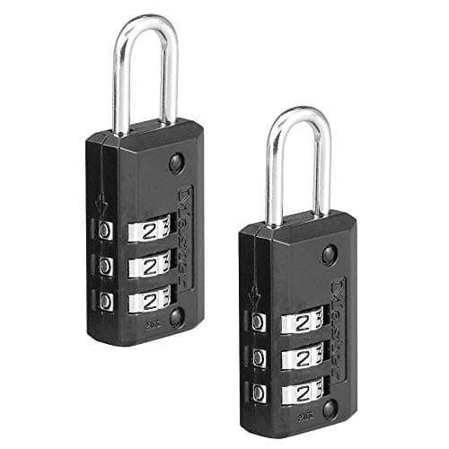 Image of Master Lock 646T Set-Your-Own Combination Luggage Lock, 11/16-inch, 2-Pack