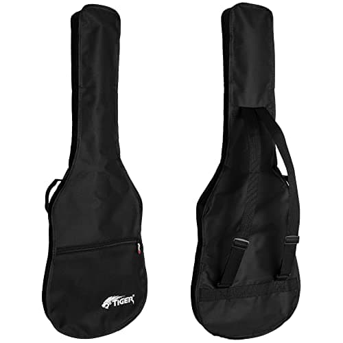 Image of Tiger GGB7-FEL | Full Size Electric Guitar Bag | Cover with Shoulder Strap and Carry Handle | Black