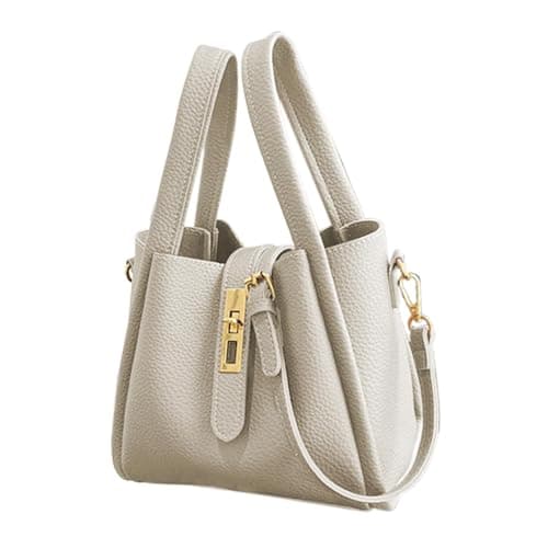 Image of Bucket Bags For Women, Vintage Women's Bucket Bag, Women's Shoulder Bags, Shoulder Purse Bucket Bag, Bucket Shoulder Bag With Metal Buckle, Travel Shoulder Bag, Shopping Bucket Bag, Dating Purse For