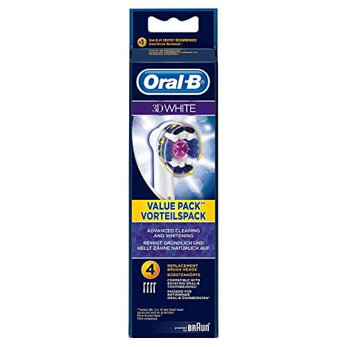 Image of OralB 3D White 4 Replacement Brush Heads