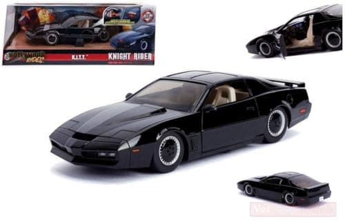 Image of Jada Toys Models Scale Model Compatible with Pontiac Firebird 1982 K.I.T.T, Knight Rider WLights cm 20 1:24 JADA Toys JADA30086