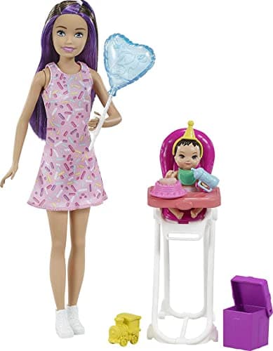 Image of Mattel - Barbie Skipper Babysitters Inc. Dolls & Party Playset