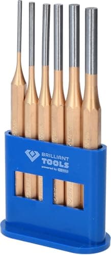 Image of BRILLIANT TOOLS BT085070 Drift Punch Set 6 Pieces [Powered by KS Tools]