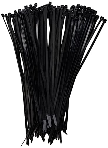 Image of Virgin Nylon 6/Cable Tie Black (Pack 100) 300mm x 4.8mm