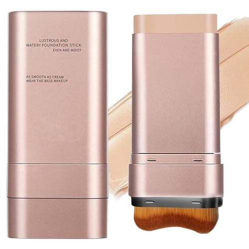 Image of Skin Tint Foundation Stick - Medium Colour Balm Foundation for Yellowish Skin - Moist Face Tint Stick Foundations for Dry Skin - Full Coverage Colour Corrector for Brightening & Even Skin Tone