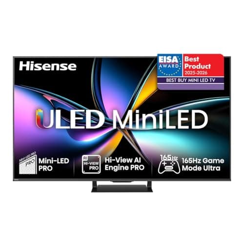 Image of Hisense 100U7Q Pro TV 100 Inches, 4K Mini LED, Smart TV, Hi-View AI Engine Pro, 165Hz Game Mode Ultra, FreeSync Premium Pro, 2.1.2 ch. Surround Sound, Dolby Vision IQ Atmos, Voice Control [2025]