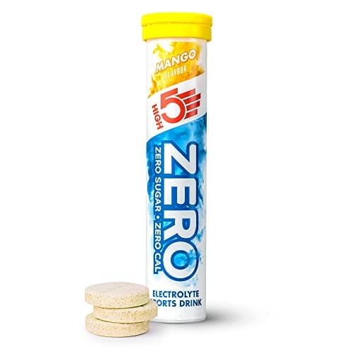 Image of HIGH5 ZERO Electrolyte Tablet - Hydration Tablets Enhanced with Vitamin C - 0 Calories & Sugar Free - Boost Hydration, Performance & Wellness - Mango, 20 Tablets (20x, Pack of 1)
