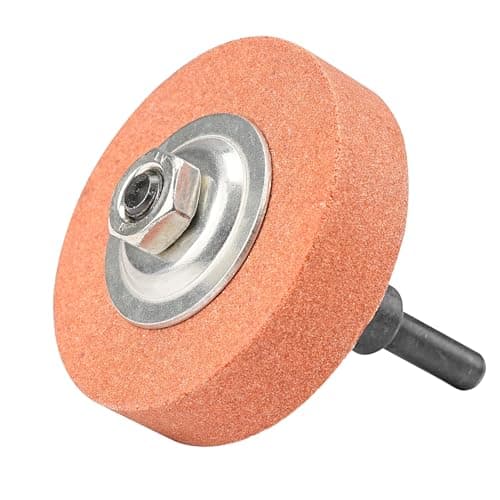 Image of NuoDunco Grinding Wheel Adapter and 75mm Grinding Stone, Change Electric Drill into Grinding Machine for Metal Grinding, Polishing, Deburring（Red）