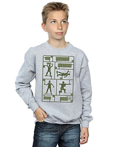 Image of Disney Boys Toy Story The Plastic Platoon Sweatshirt 9-11 Years Sport Grey