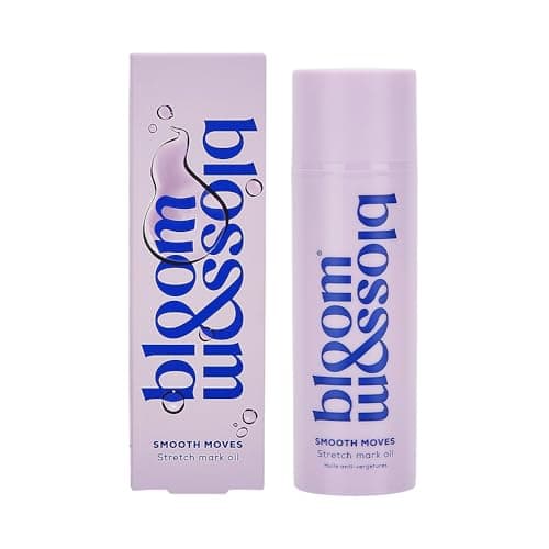 Image of Bloom and Blossom | Smooth Moves Stretch Mark Oil, 150ml Body Oil with 100% Natural Ingredients, Pregnancy Skin Care, Hydrating & Elasticity-Boosting Stretch Mark Treatment